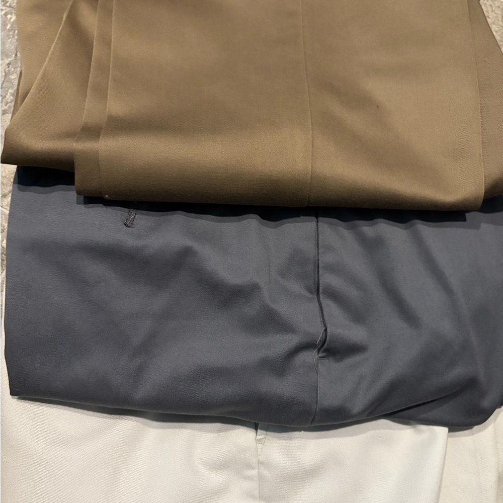 3pr Men's Docker Levi’s business casual. Dress Pants 36x30 Tan Gray cream EUC #2